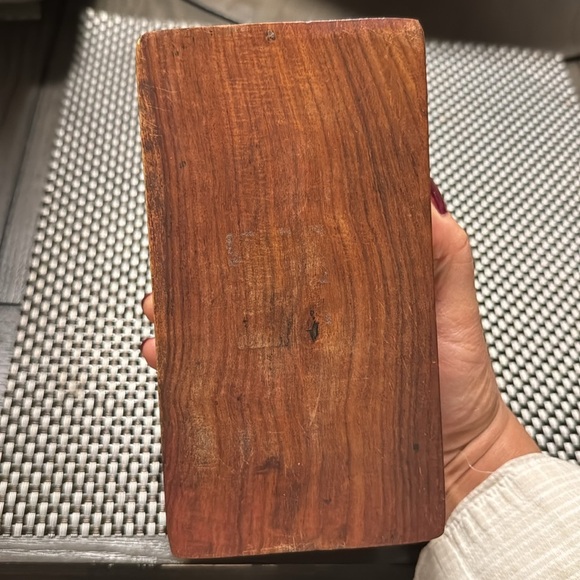 Indian Hand Carved Vintage Wooden Box - Picture 6 of 9